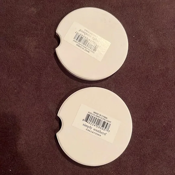 Simply Southern “Be the Light” set of 2 Car Coasters New - Picture 2 of 3